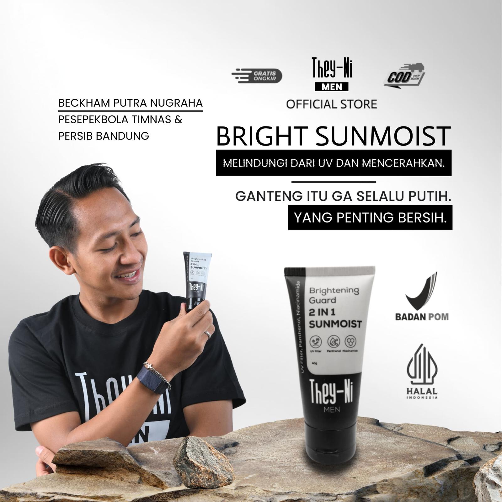 THEY-NI MEN BRIGHTENING GUARD 2 IN 1 SUNMOIST 40g